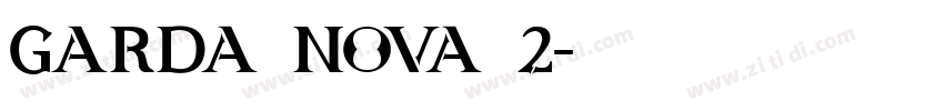 Garda Nova 2字体转换